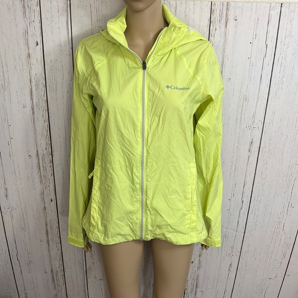 Columbia Jackets \u0026 Coats | #15 Columbia Neon Yellow Windbreaker | Color: Tan/Yellow | Size: S | Sjc2023's Closet
